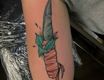 Neotrad neotraditional Tattoo knife Blutkunst